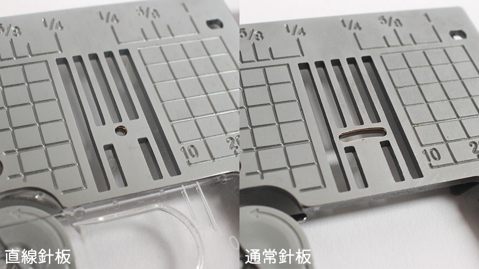 直線針板