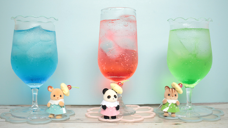 トーカイ シルバニアファミリーワークショップ「クリームソーダトリオ」制作の様子