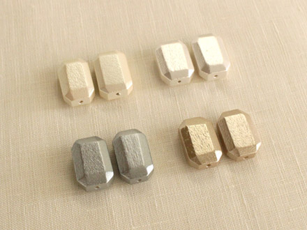 ウッドパール 多角形 12×18mm