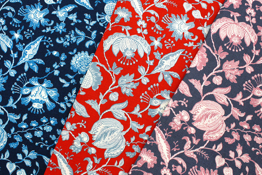 リバティプリント Victoria Floral ラセンビィ・コットン
