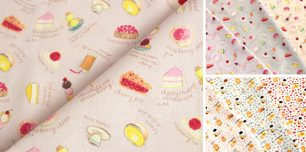 CRA-SEW collection Lovely Afternoon カットクロス 綿麻キャンバス